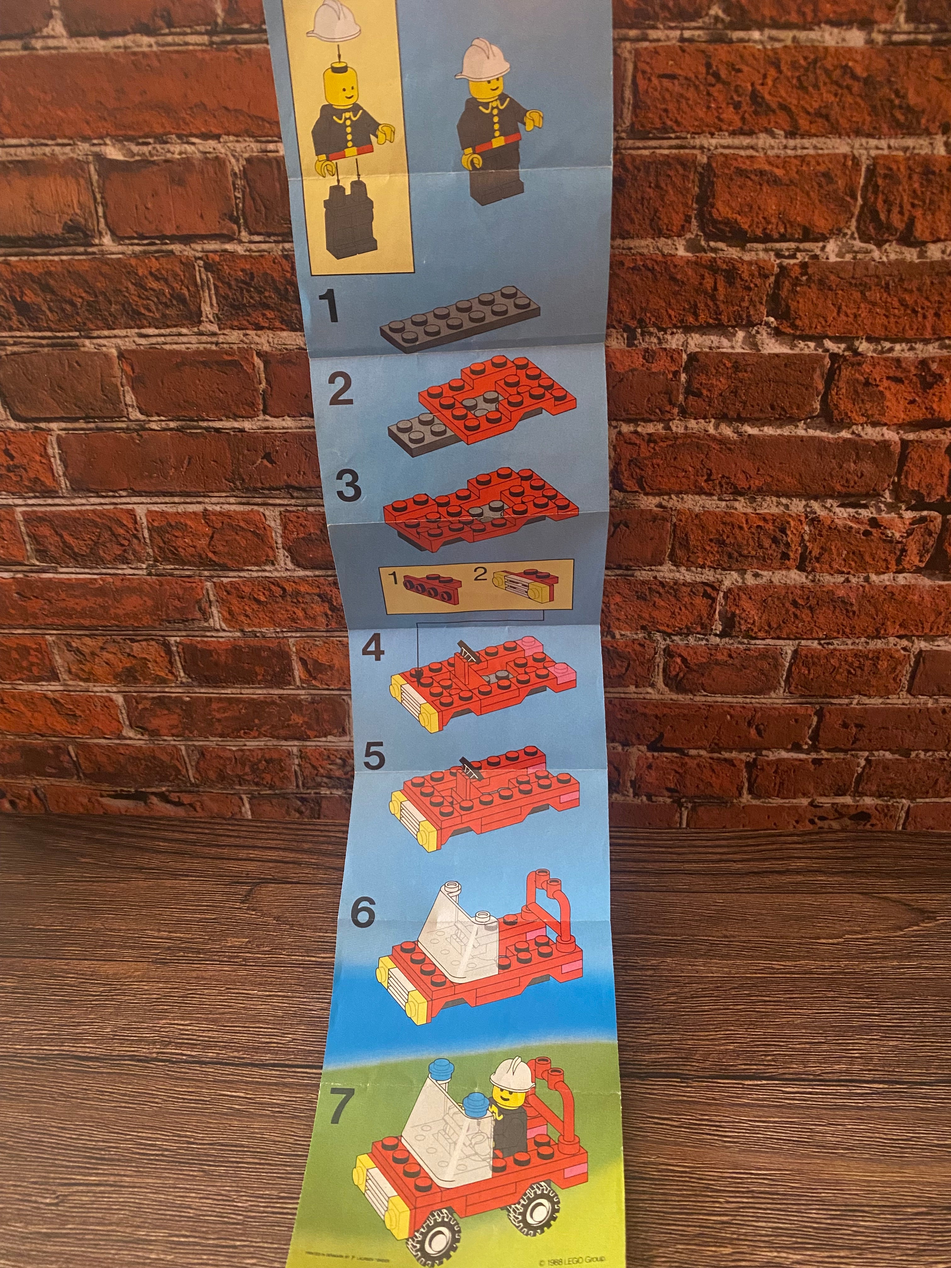 LEGO 6505 Fire Chief's Car (1988)